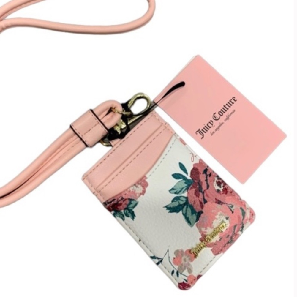 New Juicy Couture Lanyard I.D. Card Holder detachable strap - Picture 3 of 11